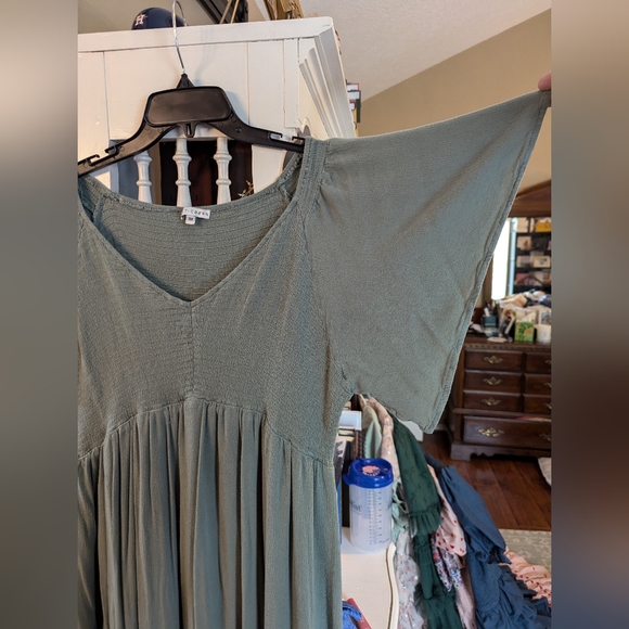 Baltic Born Monica Smocked Dress - Sage - 3X - Picture 7 of 8